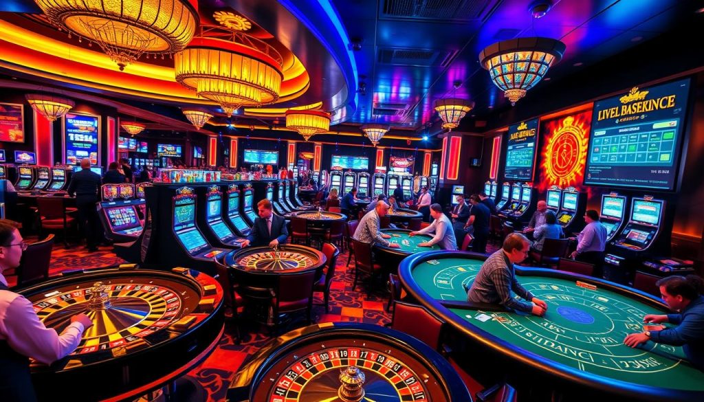 live casino game mechanics